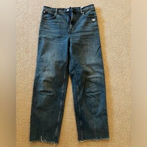 Everlane Way High Jeans 30L cut off